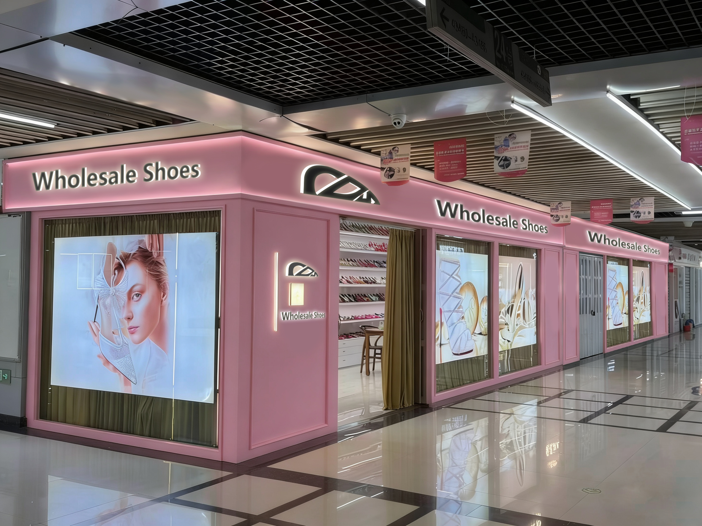 CDS Shoes Yiwu showroom for buyer selection and sourcing support