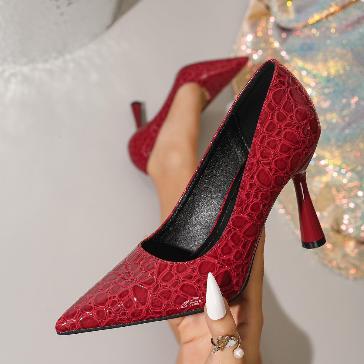 pointed toe high heels wholesale China supplier