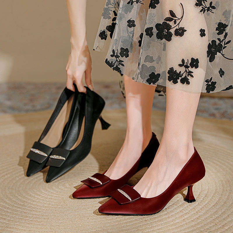 pointed toe high heels wholesale China supplier