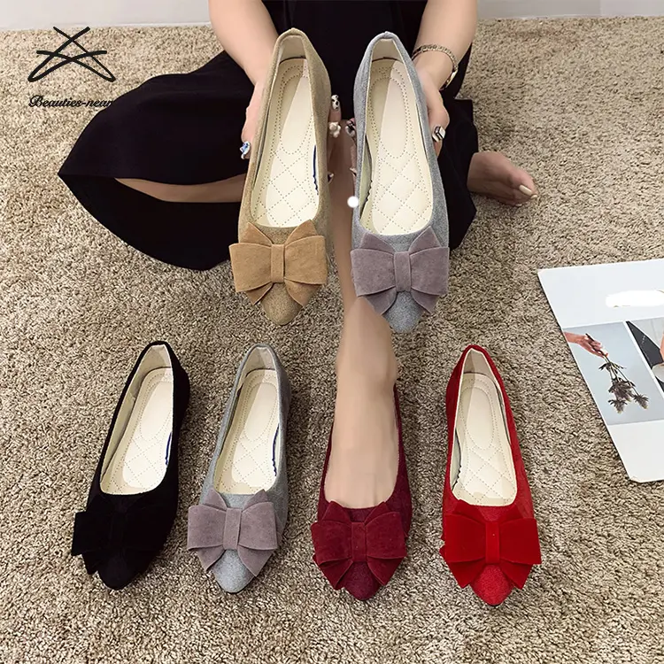pointed toe flat shoes wholesale China supplier