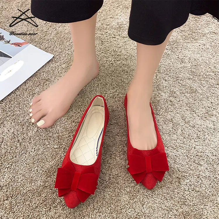 pointed toe flat shoes wholesale China supplier - view 3