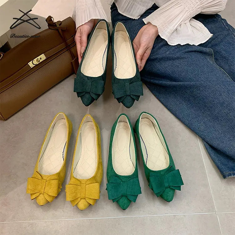 pointed toe flat shoes wholesale China supplier - view 4